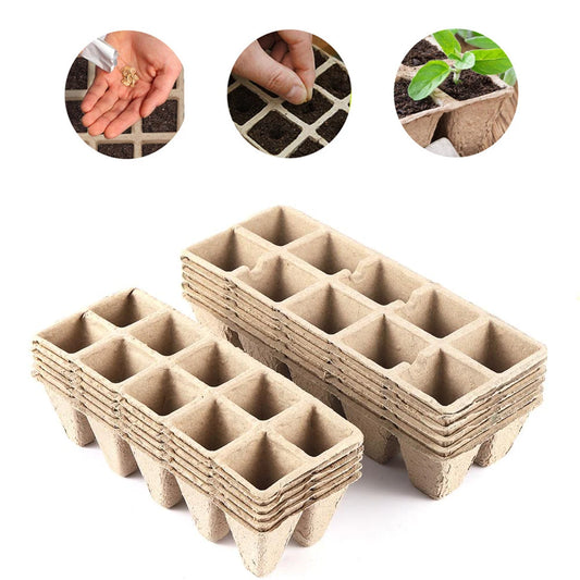 10 Grid Peat Pots