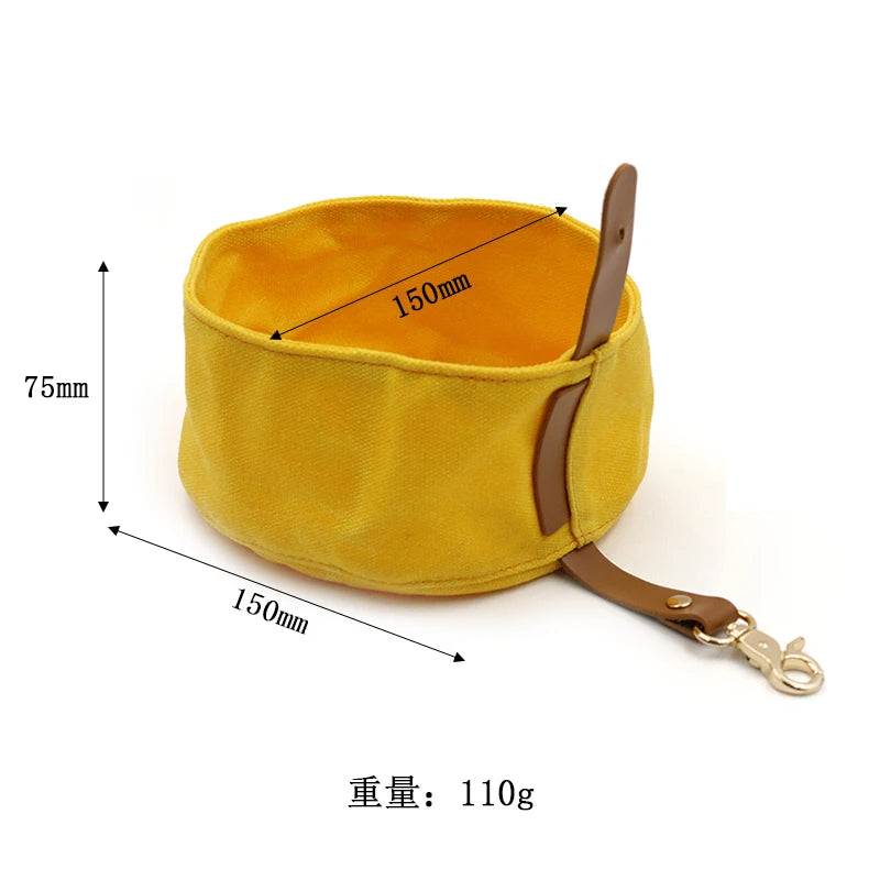 Portable Travel Food & Water Bowls