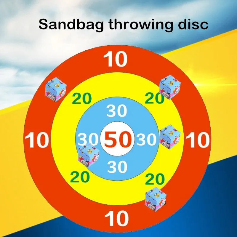 Sandbag Throwing Disc Game