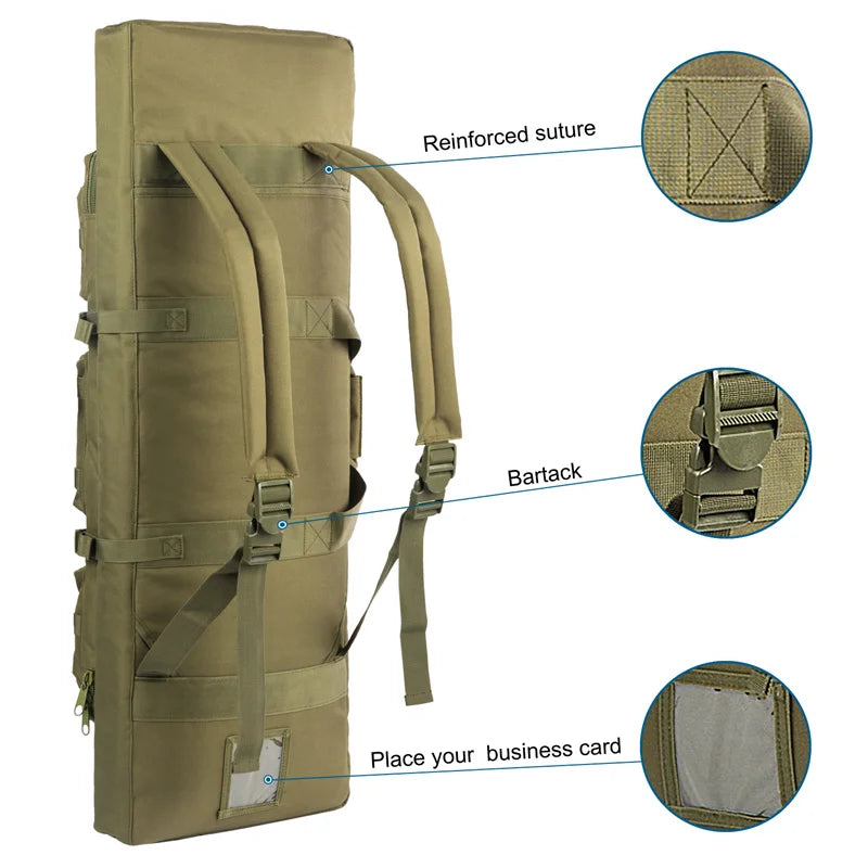 Double Rifle Bag - Michef's Outside