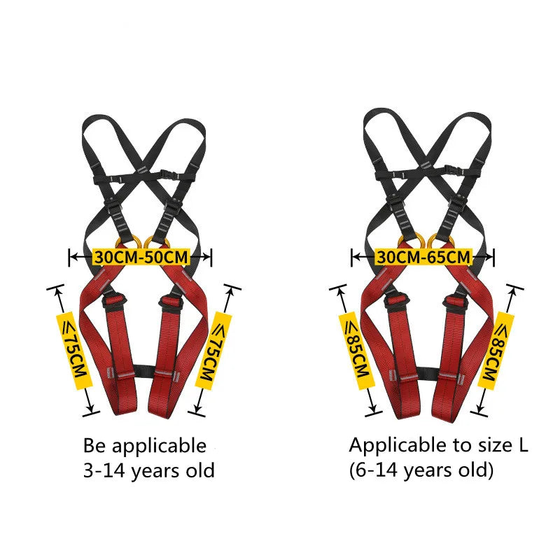 Young Adult and Children Safety Belt Full Body Harness