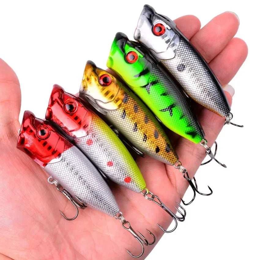 Popper Fishing Lure Hard Artificial Bait Topwater