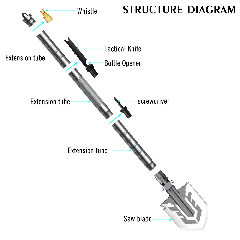 Folding Survival Shovel