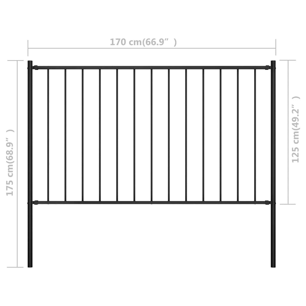 Fence Panel with Posts