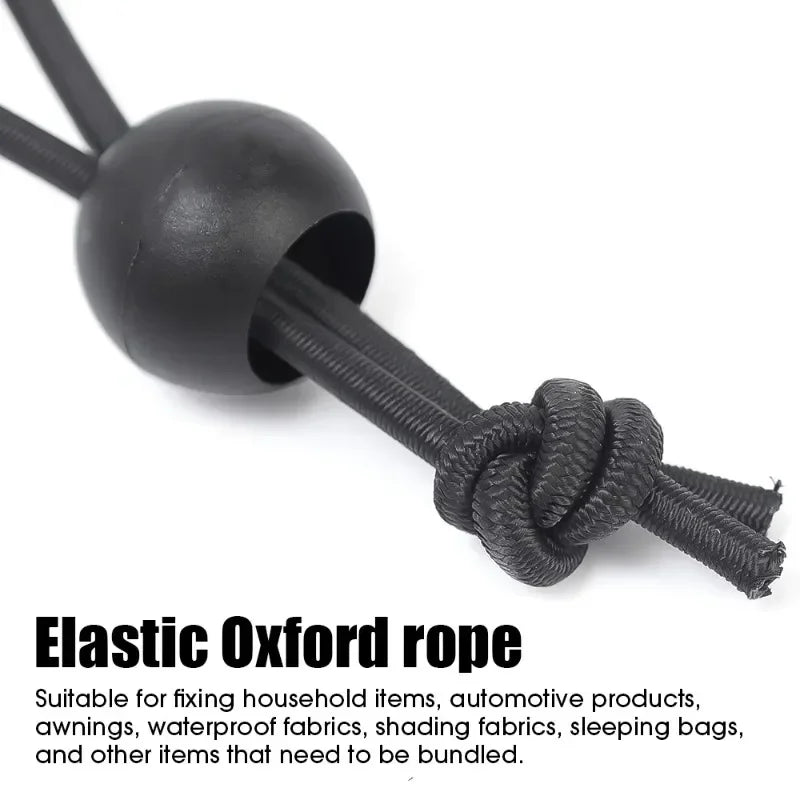 5/10PCS Fixing Tarpaulin Rope Tarp Canopy Bungee Cords Strap Elastic Tent Bungees Ball Fixed Rope Outdoor Camping Accessories