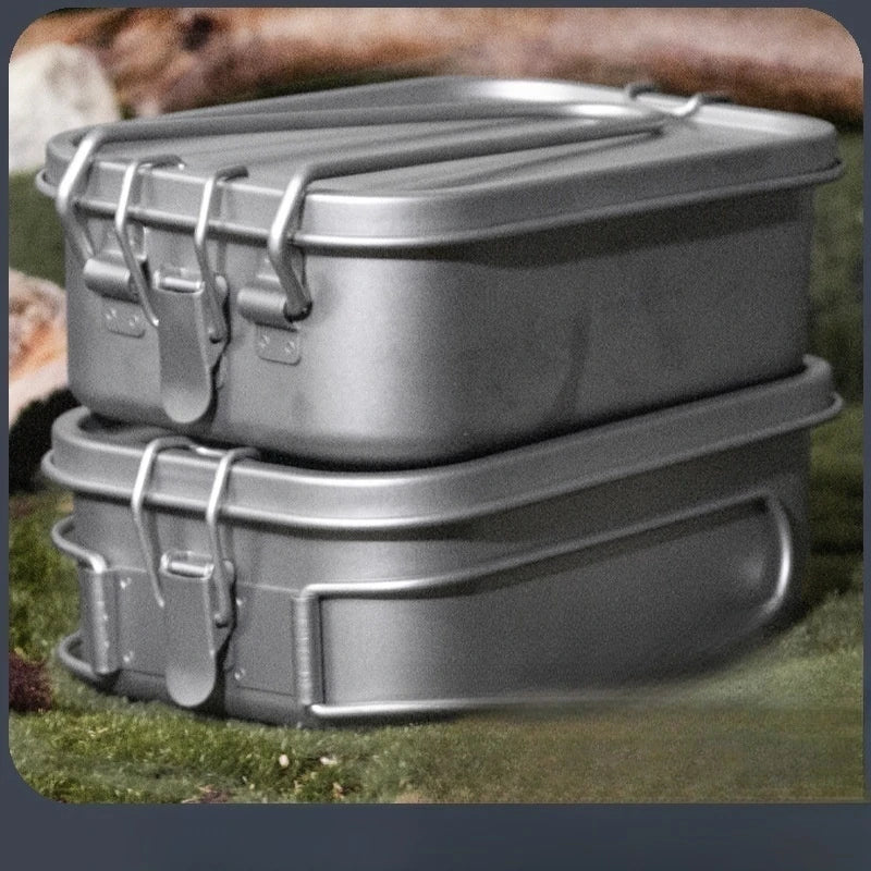 Pure Titanium Lunch Box