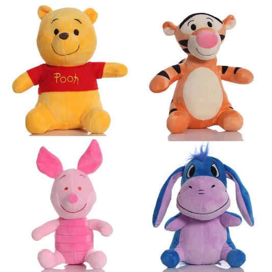 Tigger, Piglet, Eeyore or Pooh Bear Plush Toys