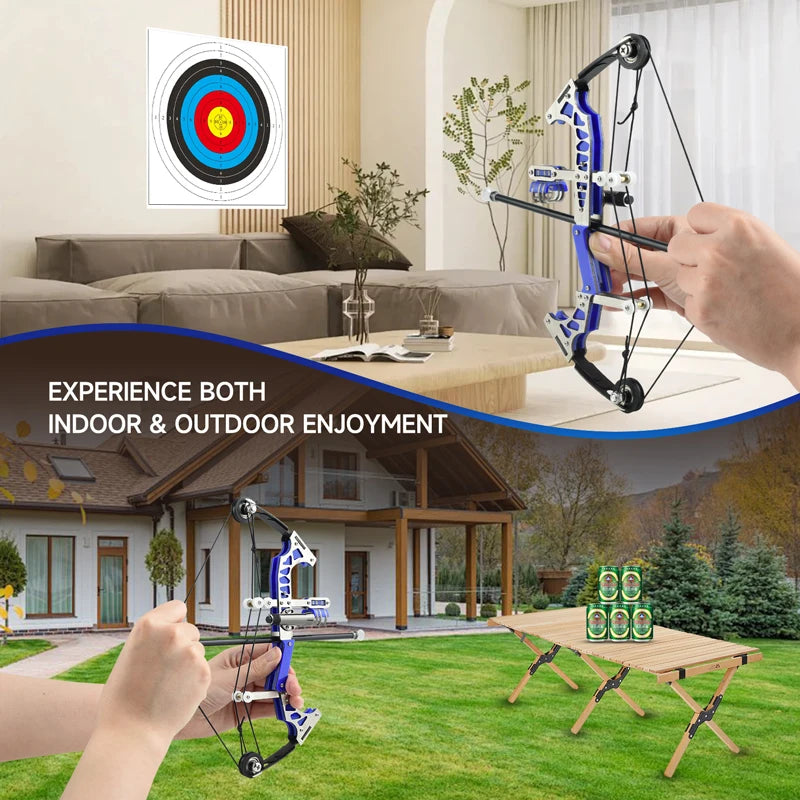 Laser Shooting Compound Bow and Arrow