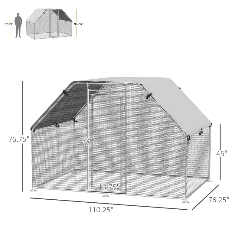 Chicken Coop and Oxford Cover - Michef's Outside