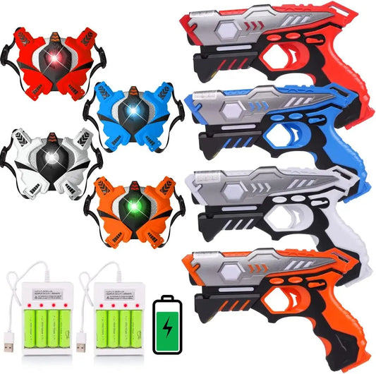 Set of 4 Infrared Laser Tag Game