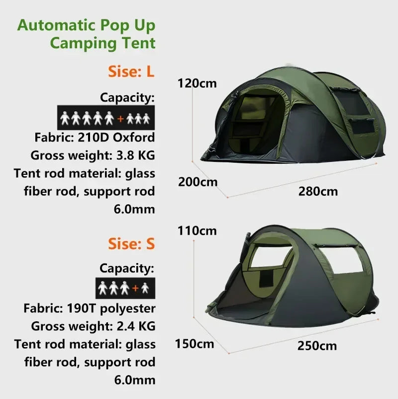 Quick Automatic Opening Outdoor Tent