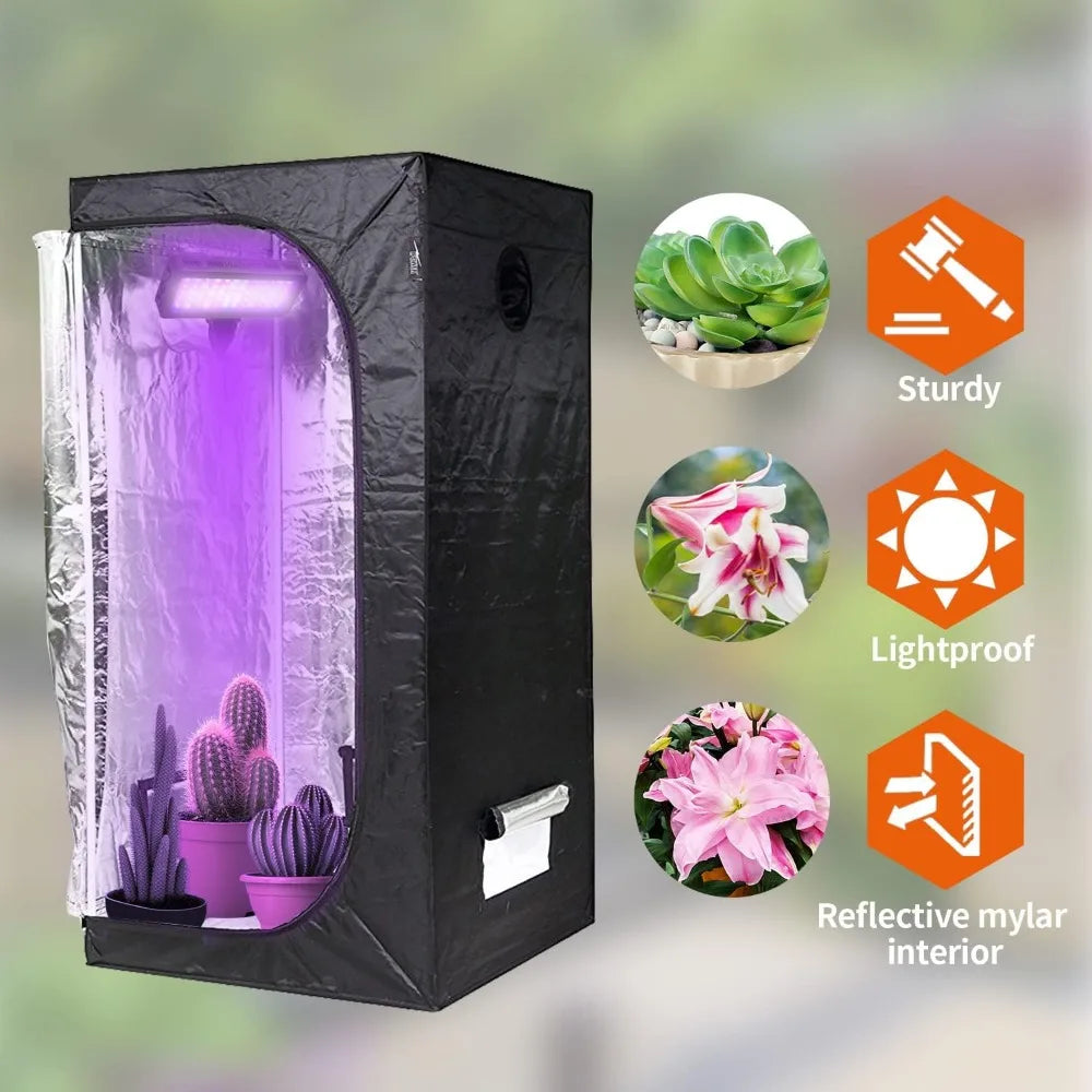 Compact Grow Tent System for Hydroponics