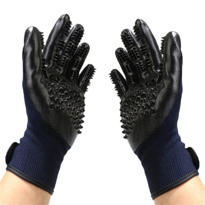 One Pair Hair Grooming Gloves For Pet Bathing