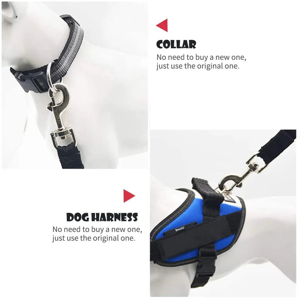 Pet Car Seat Belt Lead Clip