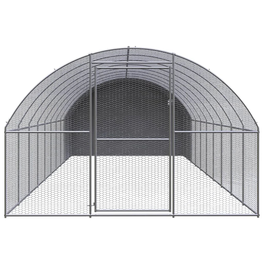 Galvanized Steel Cage - Michef's Outside