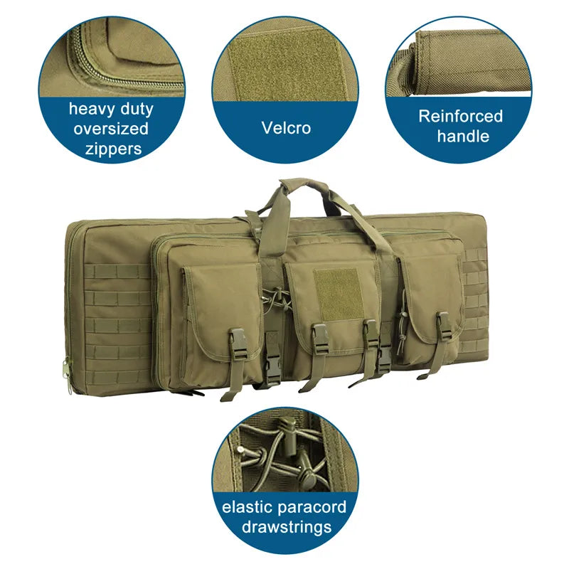 Double Rifle Bag - Michef's Outside