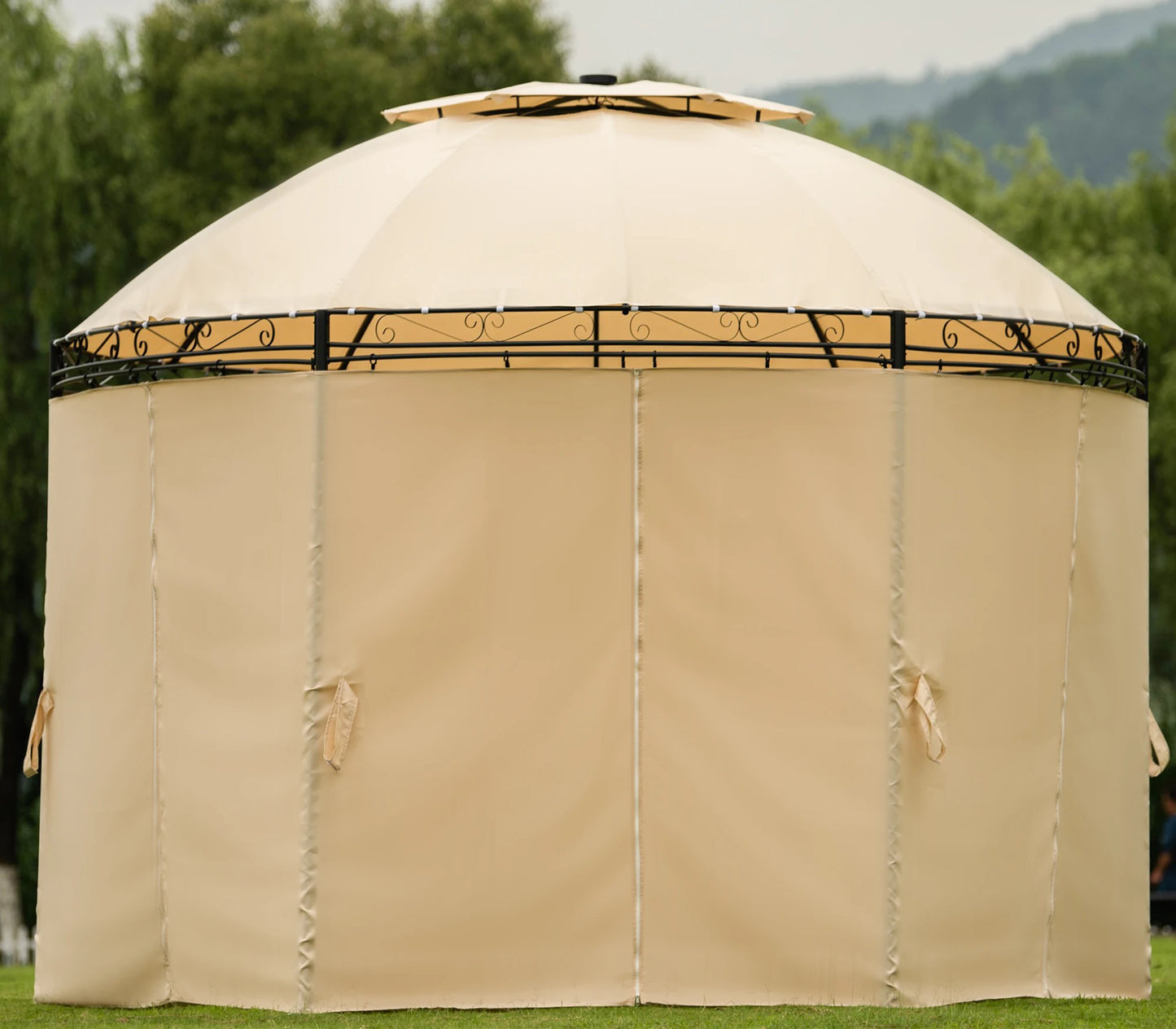 Round Soft Top Gazebo