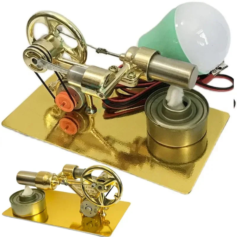 Stirling Engine Motor Model Steam Power(Lamp)