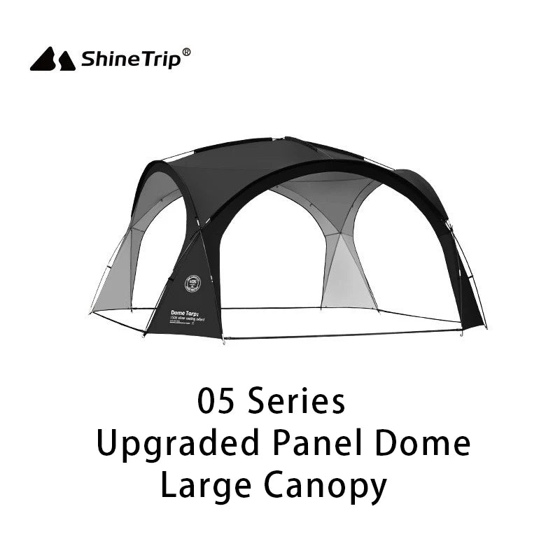 Silver Coated Waterproof Camping Sunshade Tent