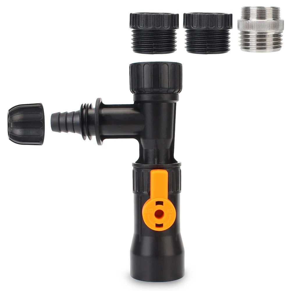 3-Way Faucet Splitter For Fish Tank Cleaning