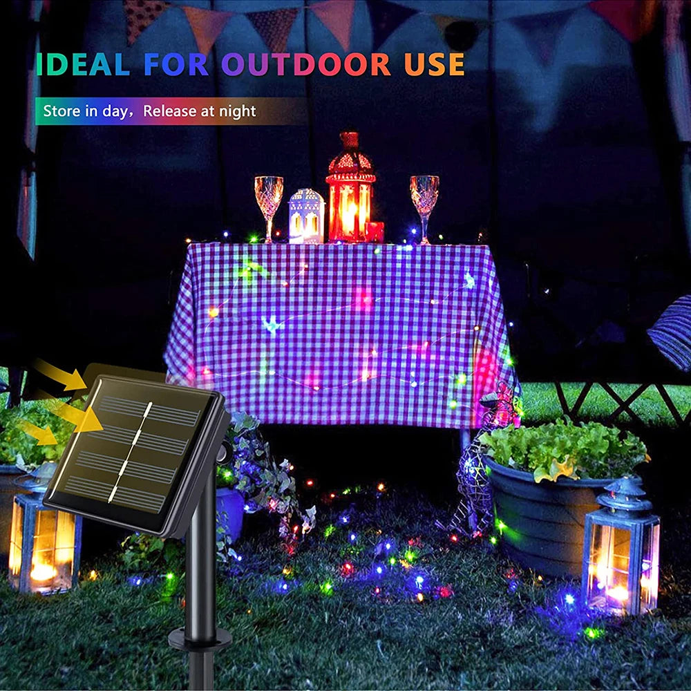 Solar LED Garland Waterproof