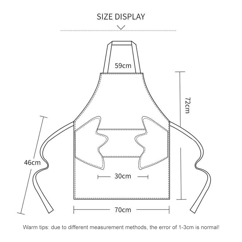 Hand-wiping Apron w/Pockets