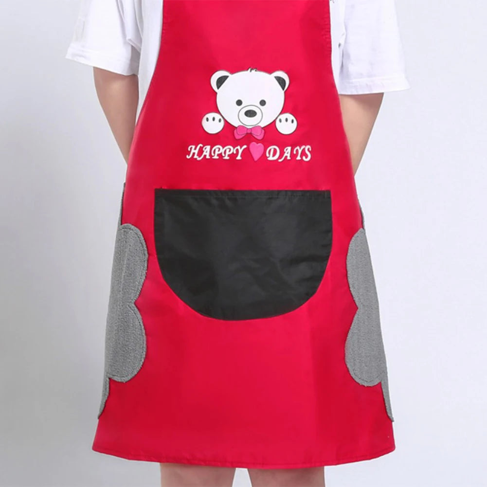 Hand-wiping Apron w/Pockets