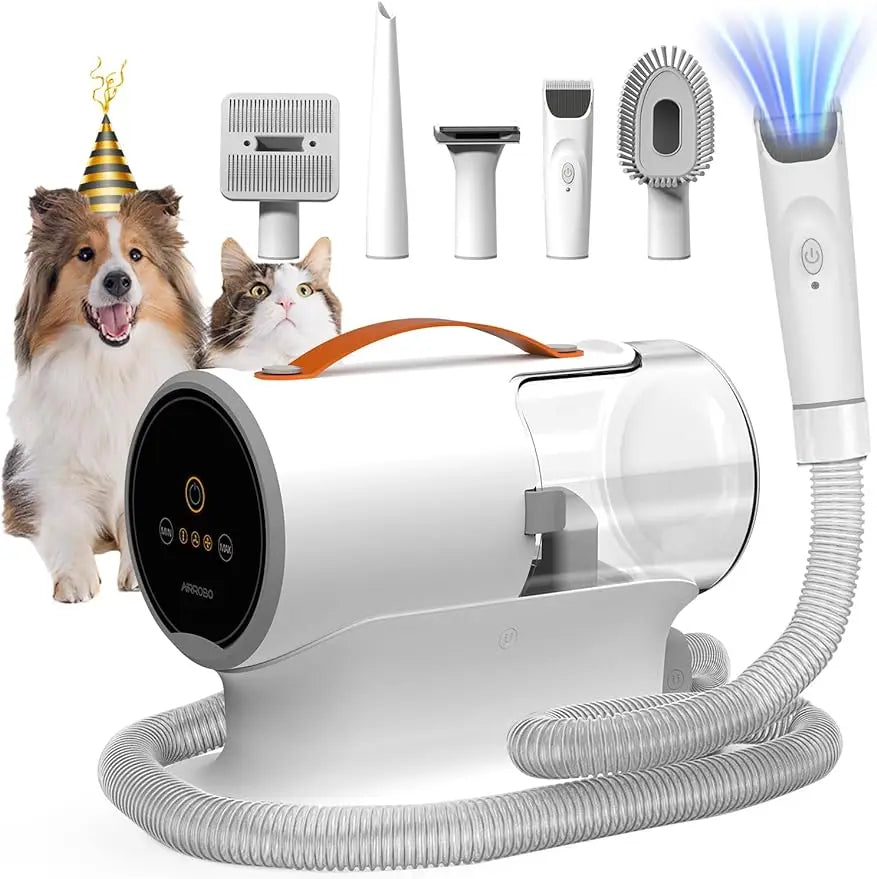 Dog Hair Vacuum & Grooming Kit