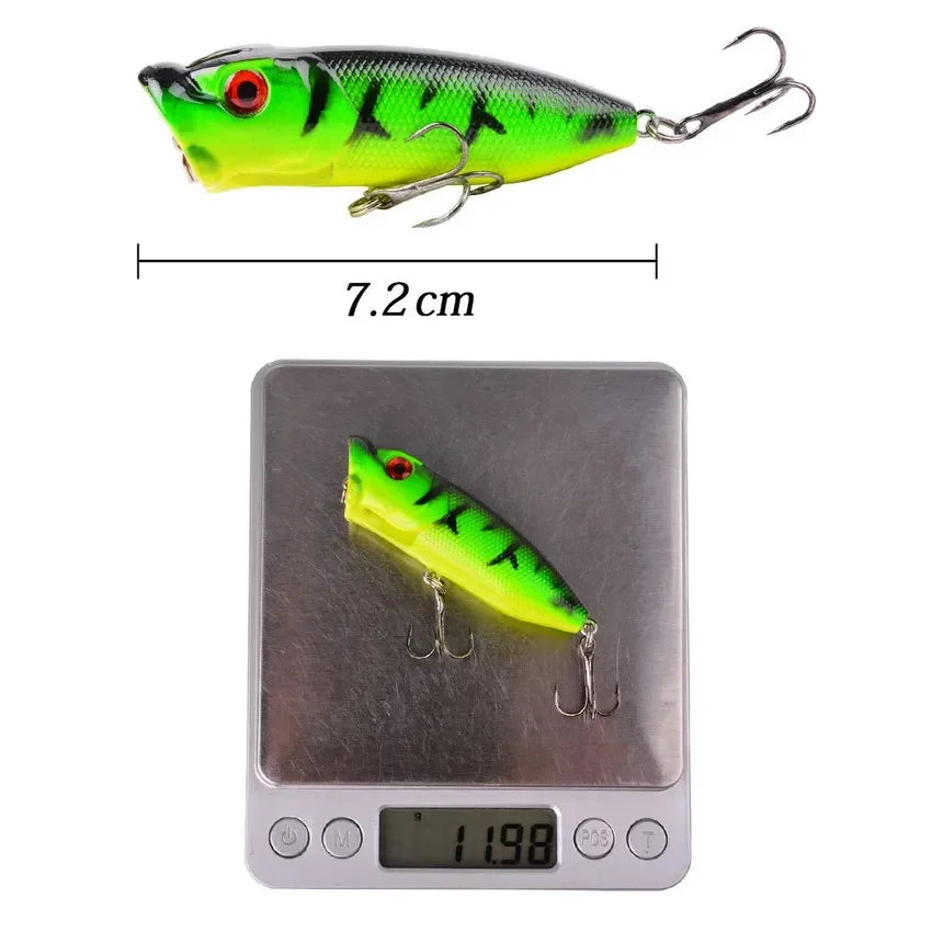 Popper Fishing Lure Hard Artificial Bait Topwater