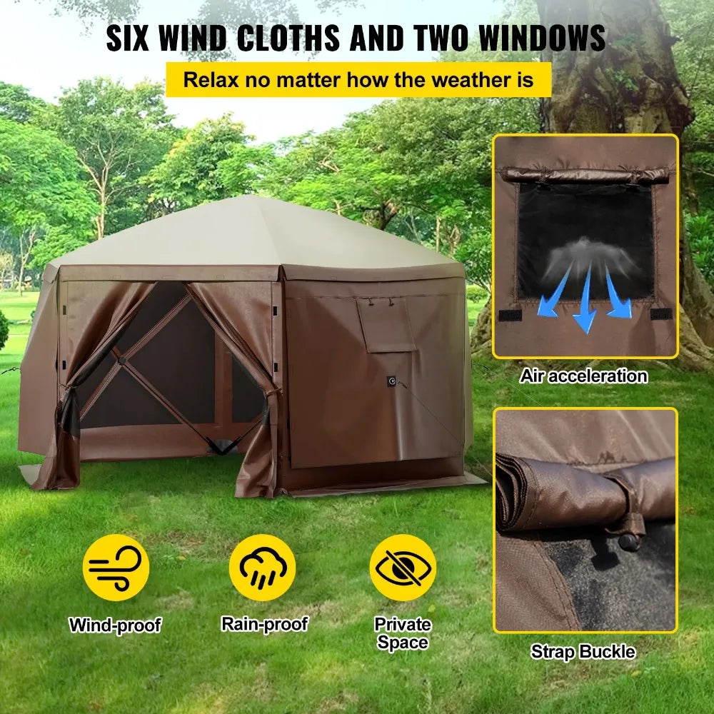 Camping Gazebo Tent - Michef's Outside