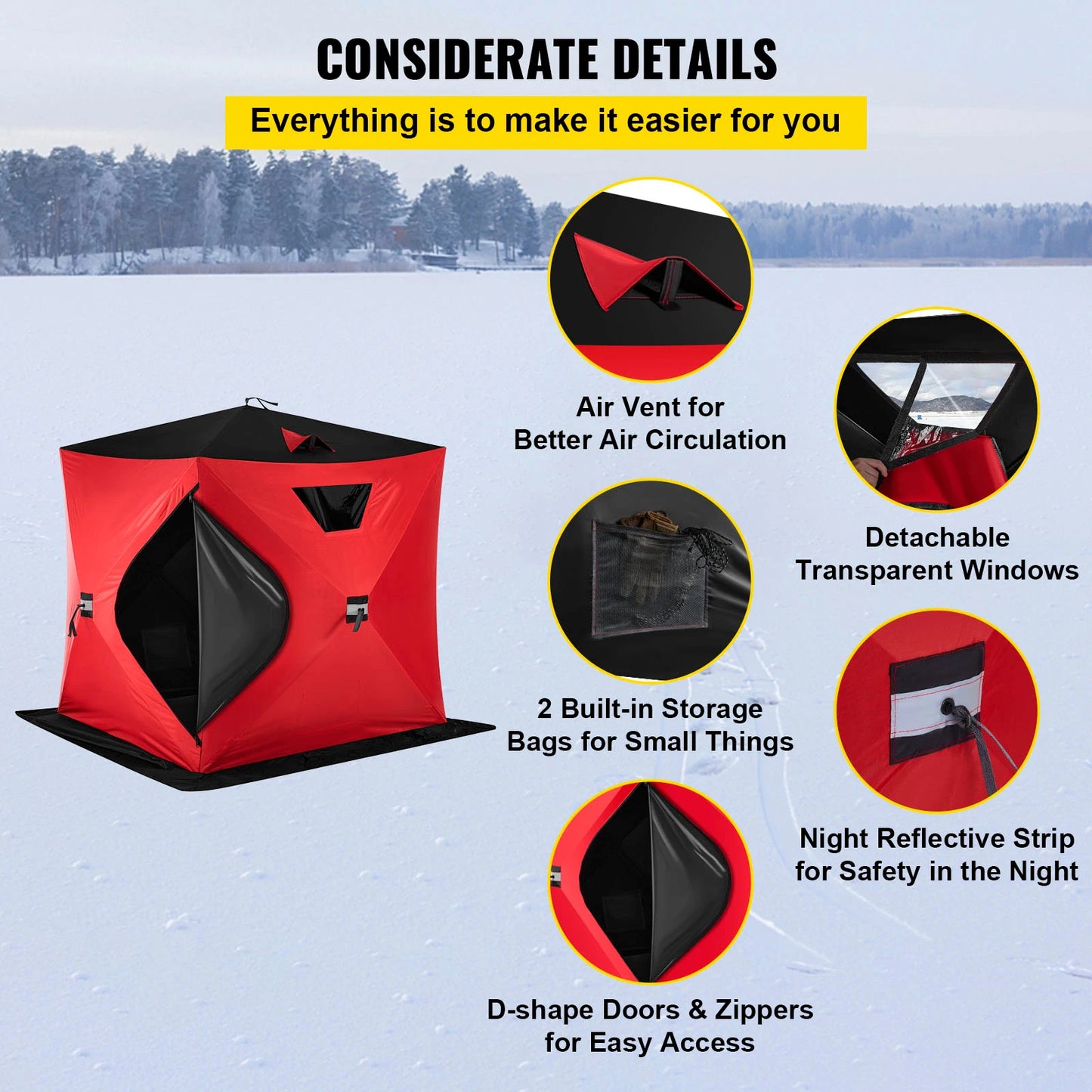 Ice Fishing Tent 2-Person