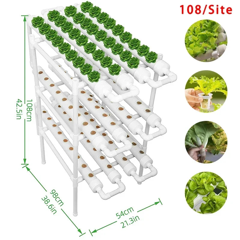 3-Layer Hydroponics System Growing Kit - Michef's Outside