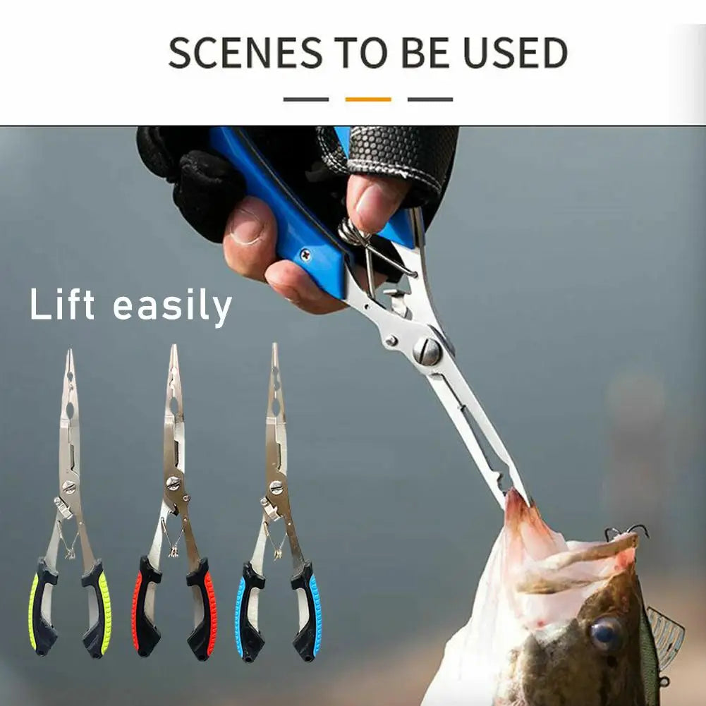 Fishing Pliers Long Nose Stainless Steel