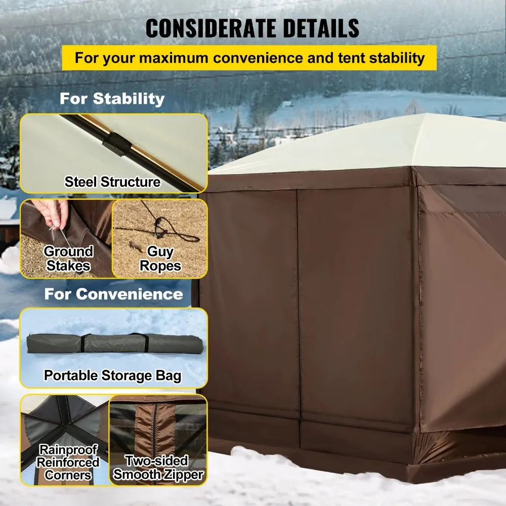 Camping Gazebo Tent - Michef's Outside