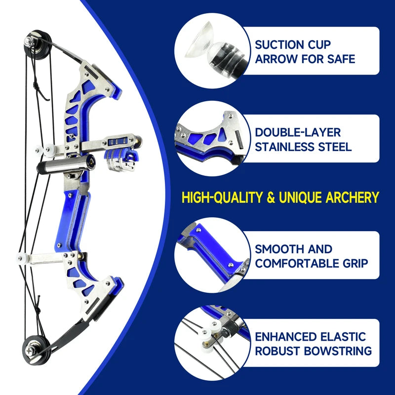 Laser Shooting Compound Bow and Arrow