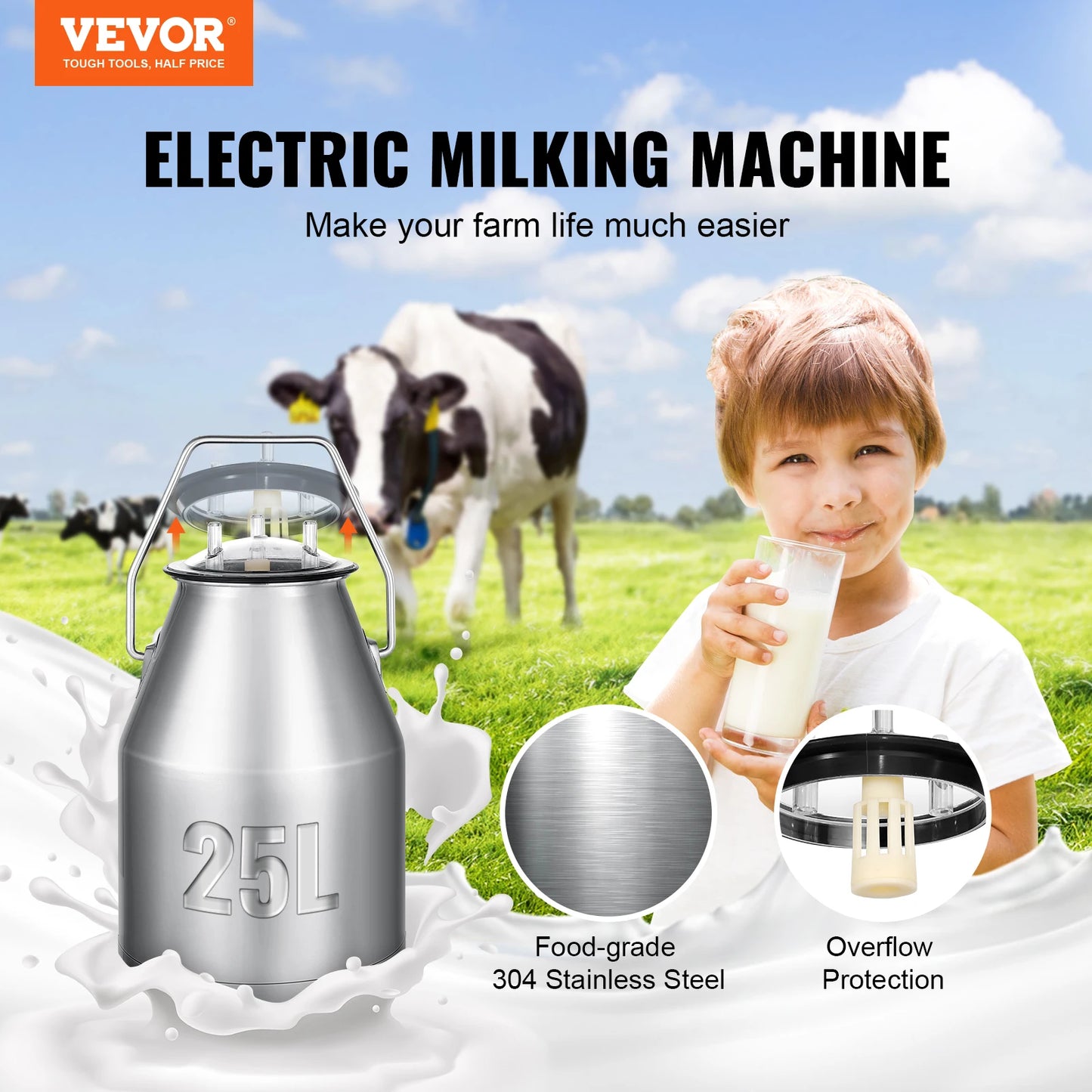 Electric Cow Milking Machine