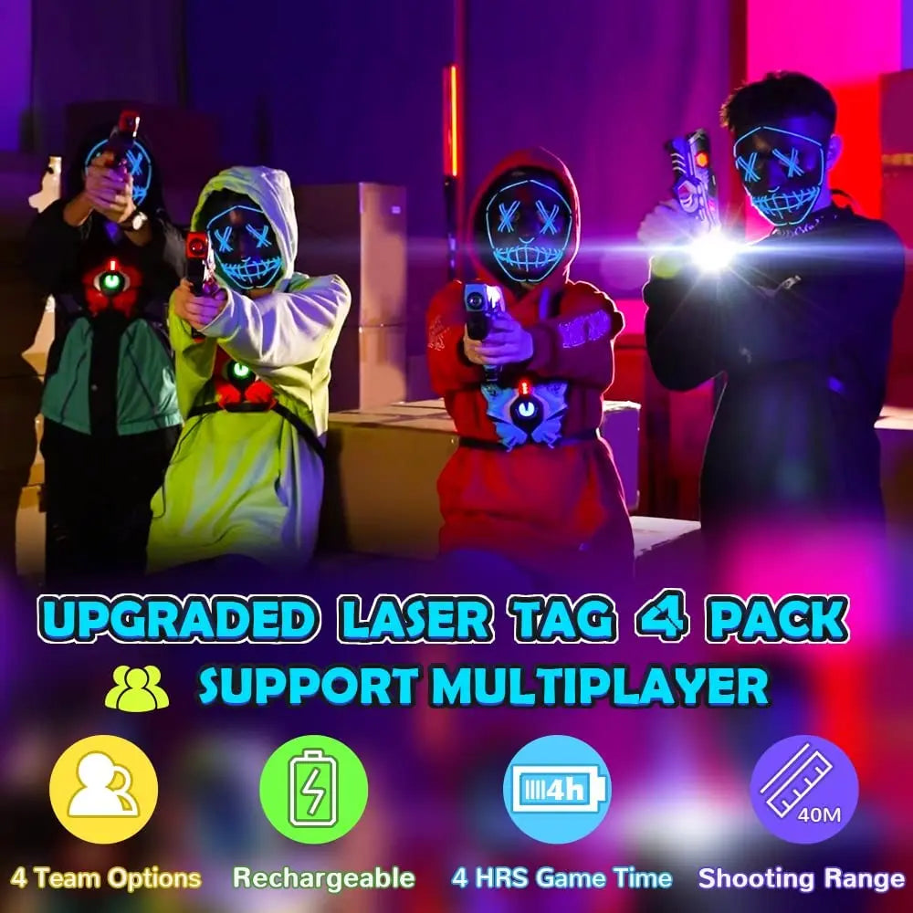 Set of 4 Infrared Laser Tag Game