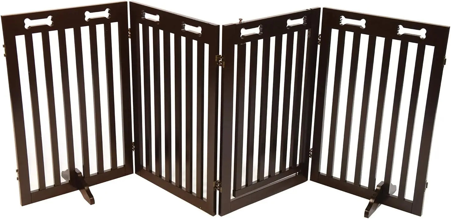 Freestanding Dog Gate with Door