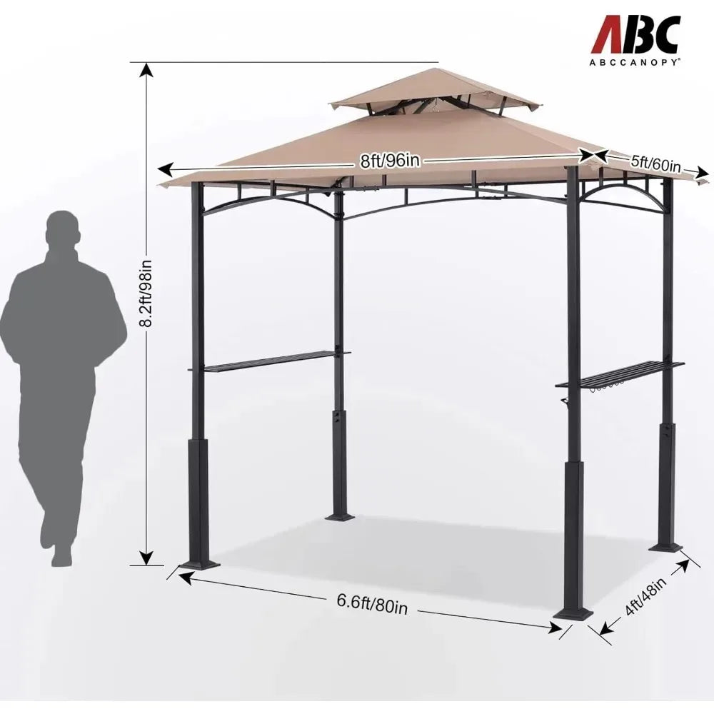 8'x 5' Grill Gazebo Canopy