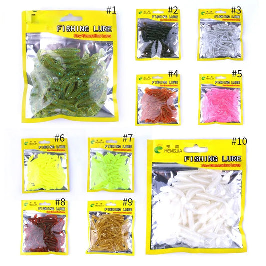 Soft bait 50pcs