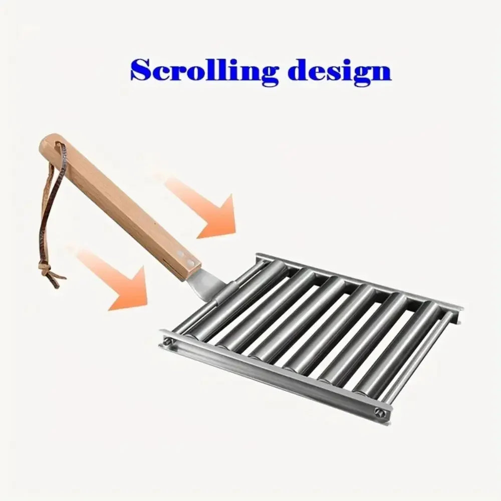 Stainless Steel Sausage Roller for the grill