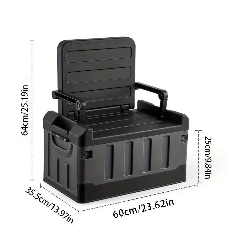 Versatile Large Foldable Storage Box - Durable for Outdoor, Camping, Clothes & Toy Organizer