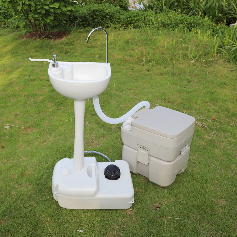 Camping Sink with Toilet