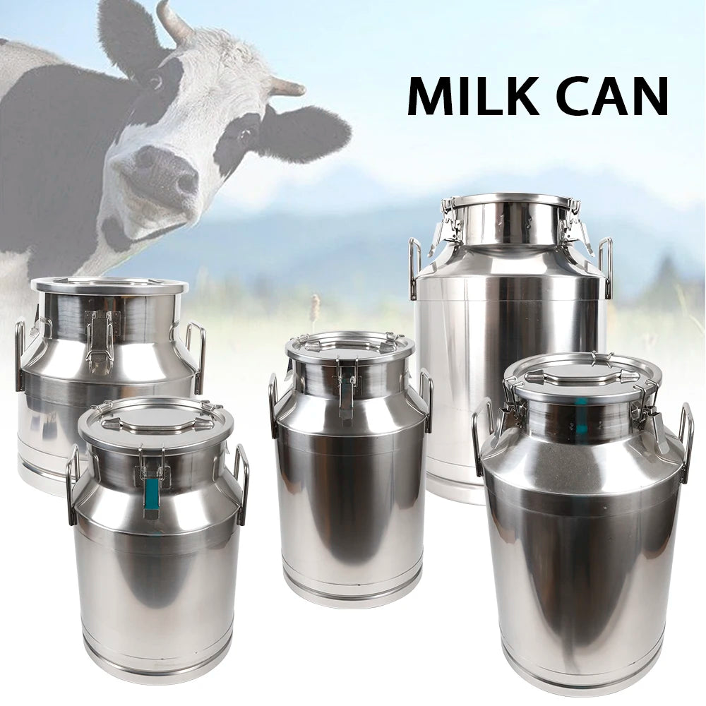 Stainless Steel Milk Canister