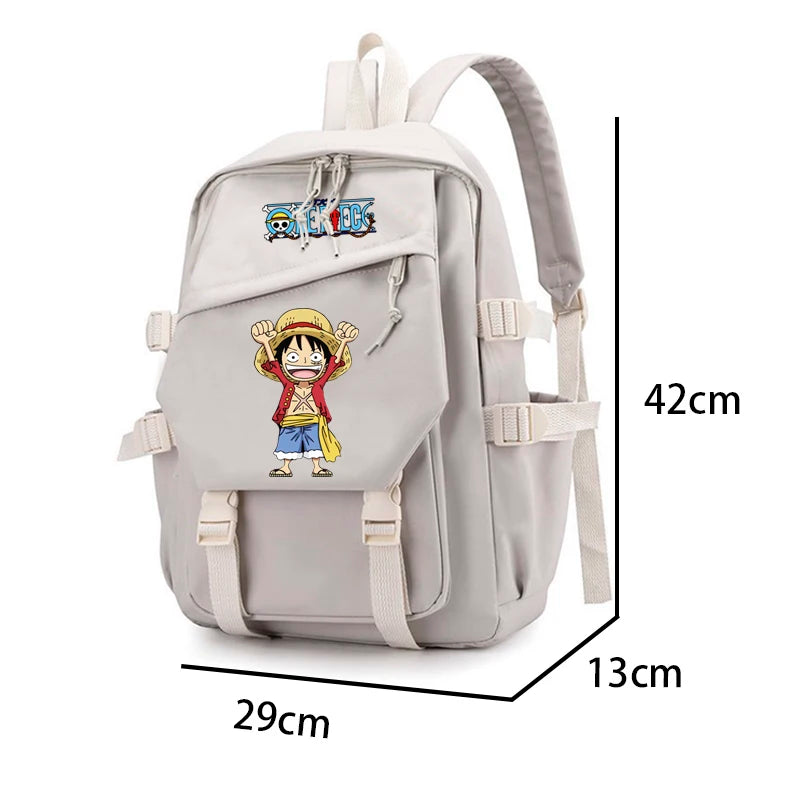 LUFFY One Piece Backpack Student School Bag