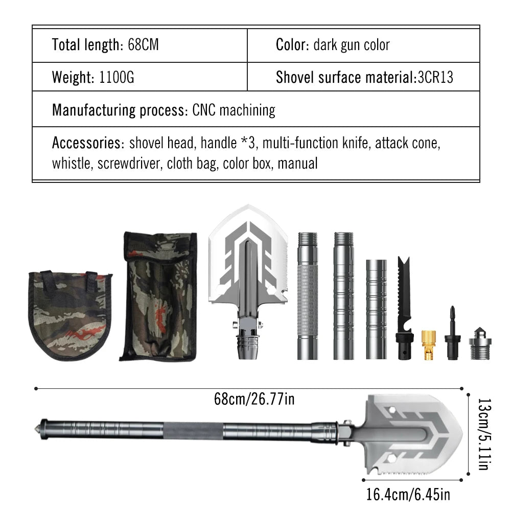 Folding Survival Shovel