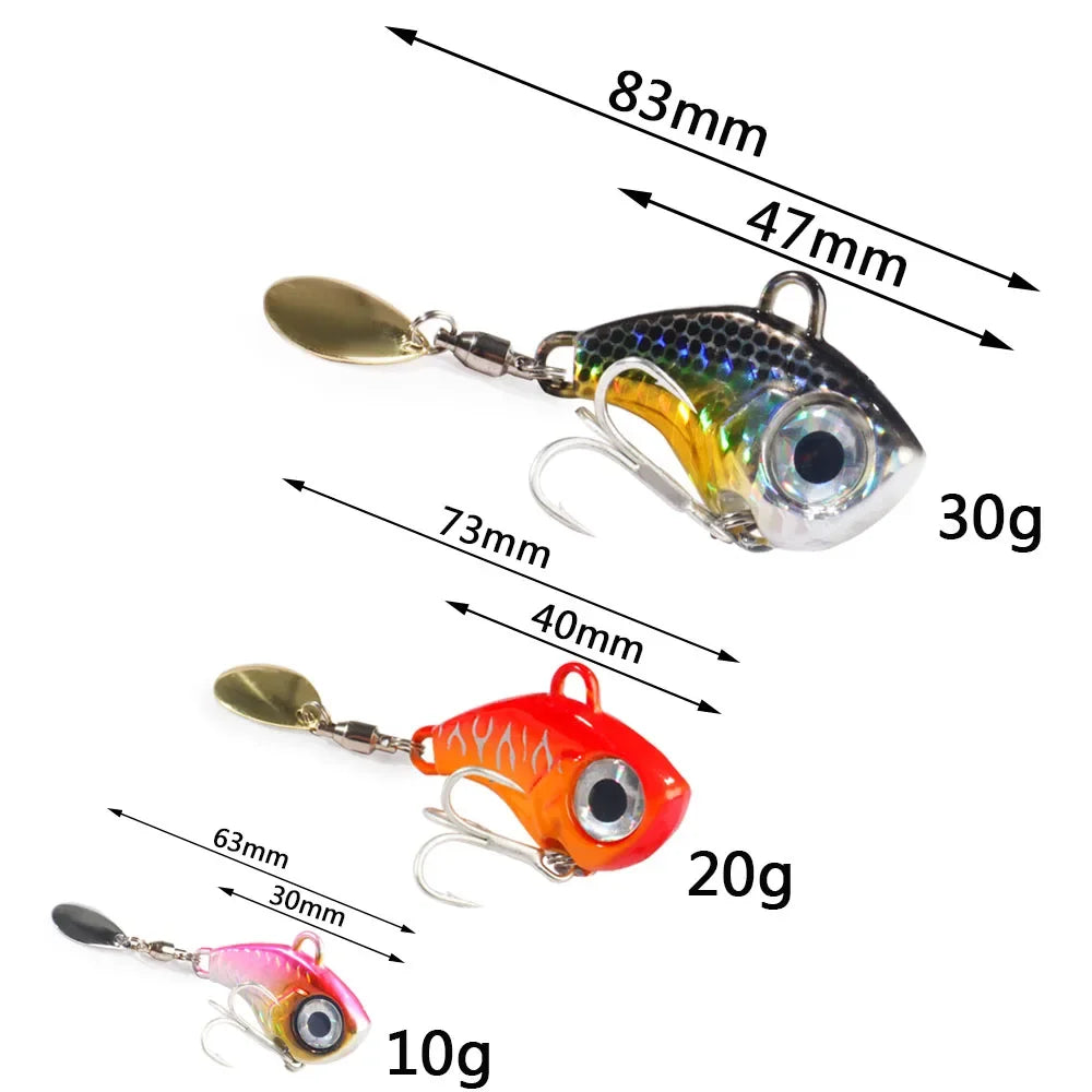 Spinner Bait VIB Spoon Metal Jig