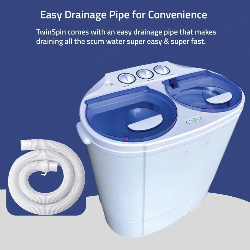 Mini Twin Tub Washing Machine For Camping