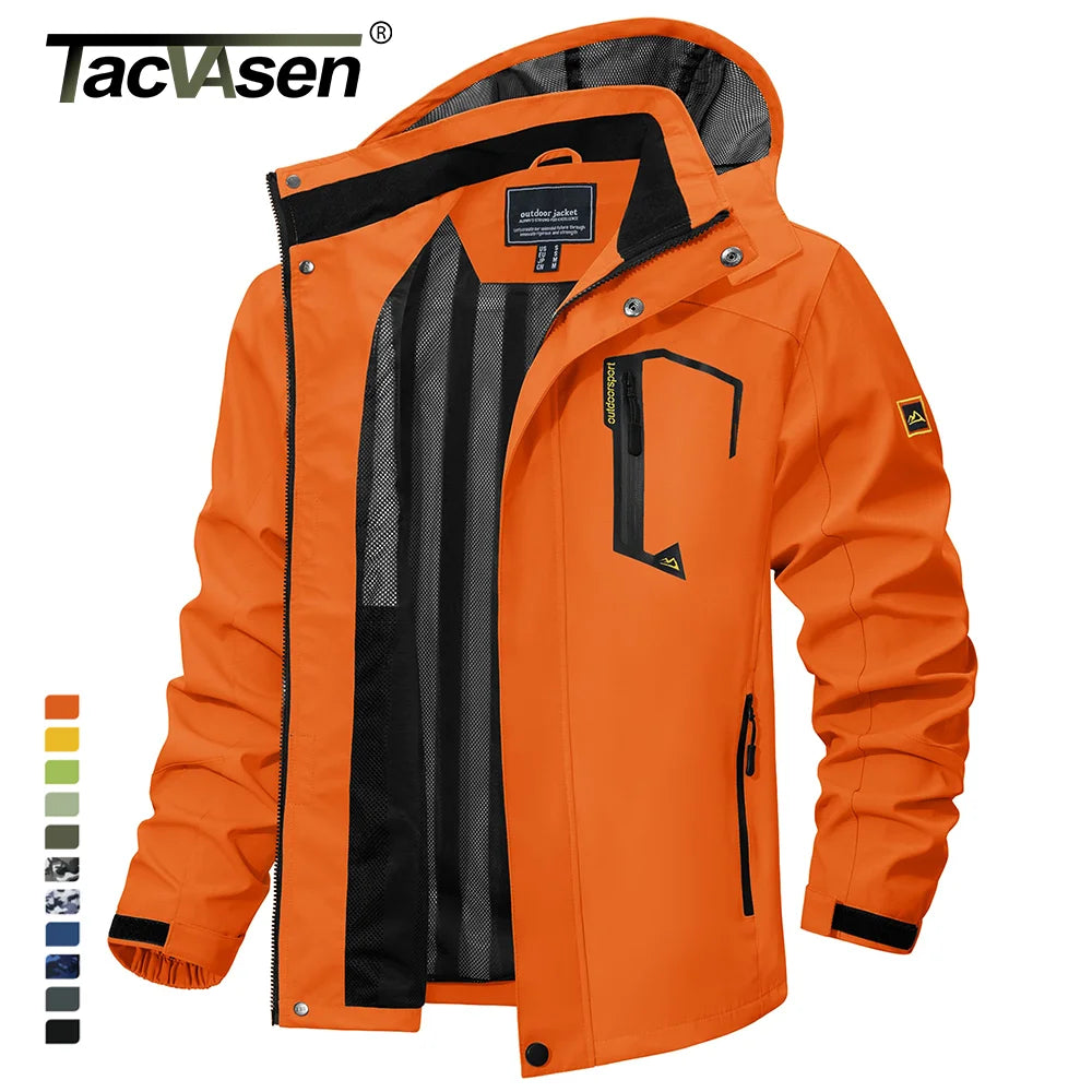 Mesh Lined Waterproof Rain Jacket