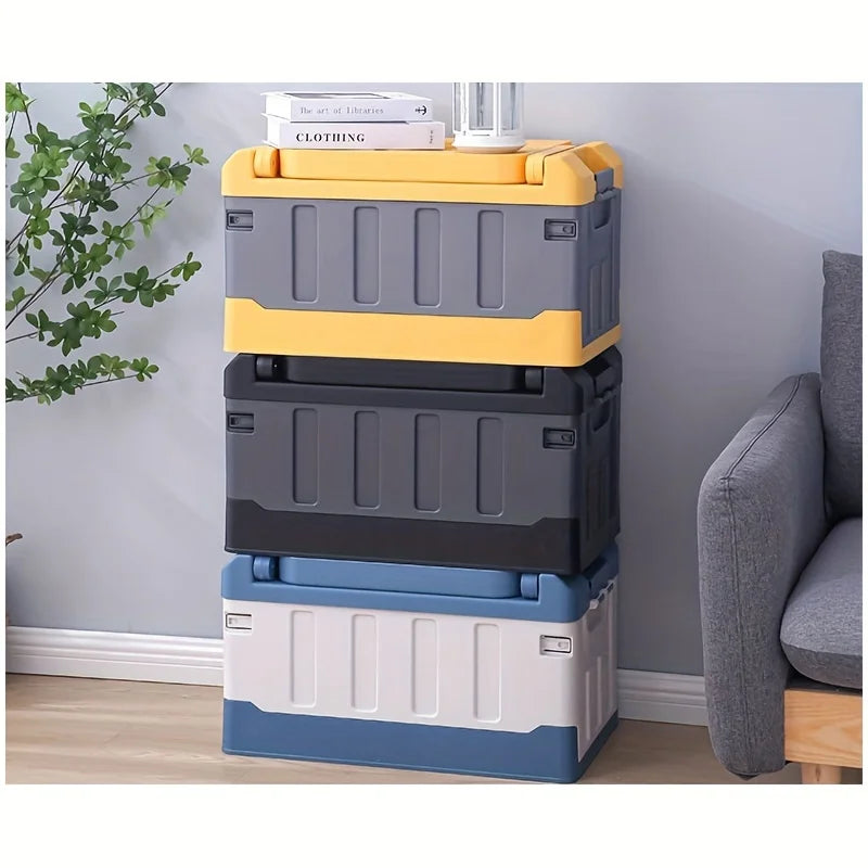 Versatile Large Foldable Storage Box - Durable for Outdoor, Camping, Clothes & Toy Organizer